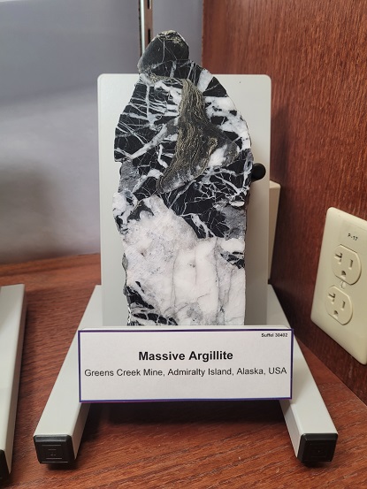 Suffel Sample 30402 from Greens Creek, Alaska, USA.
